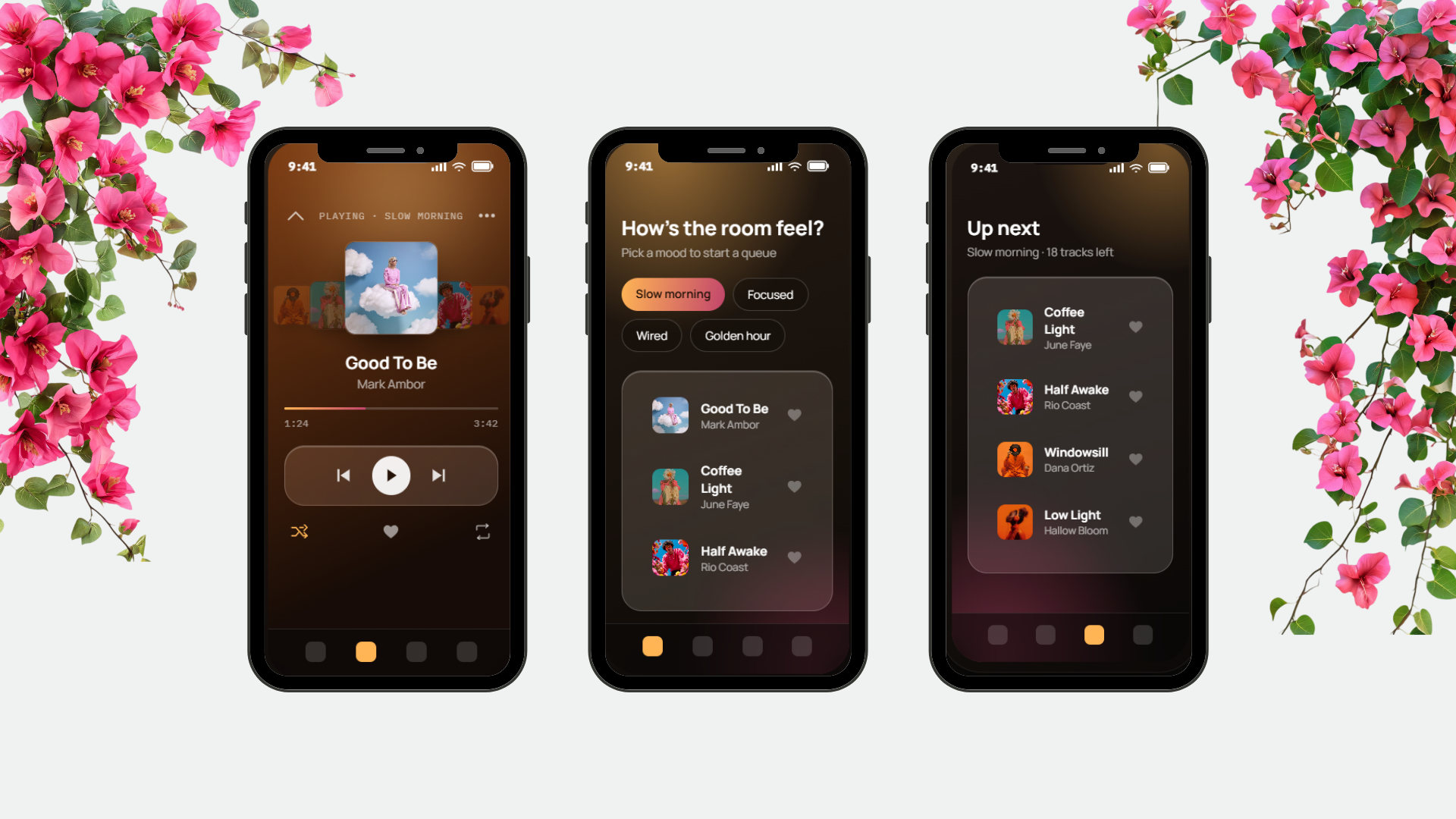 Wavelength product interface mockup